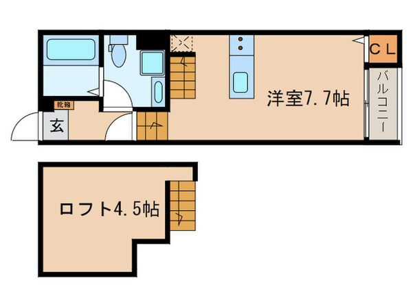 Oak Tree Maison志賀の物件間取画像